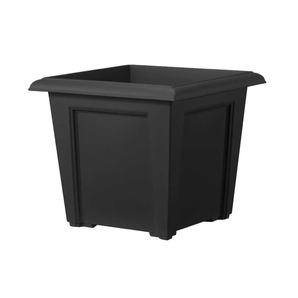 Regency Square Planter 40cm Black