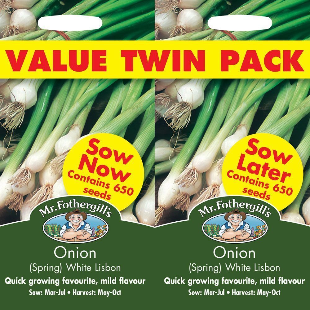 Mr Fothergill's Onion Spring White Lisbon Bumper Pack