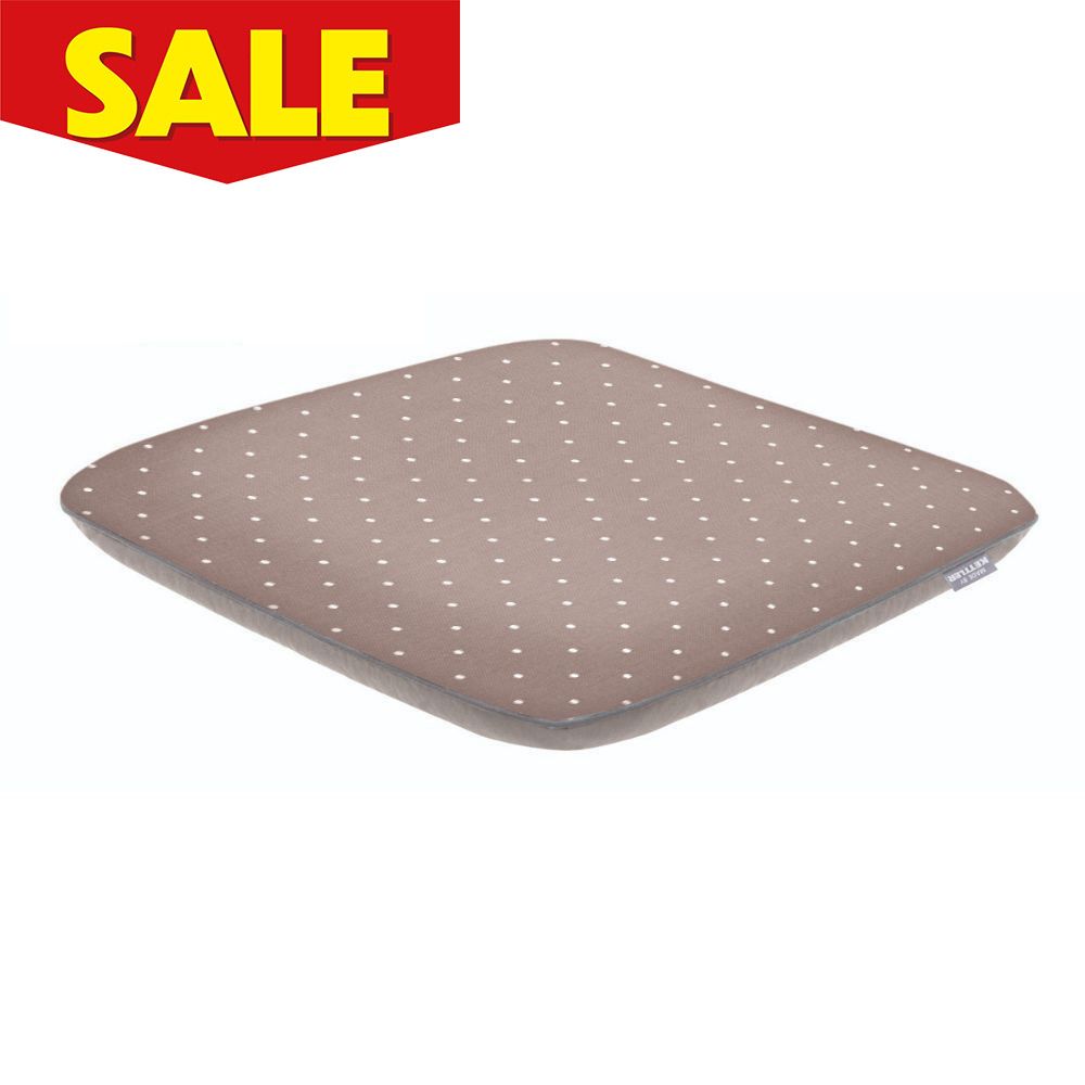 Kettler Novero Footstool Cushion in Stone Polka Dot