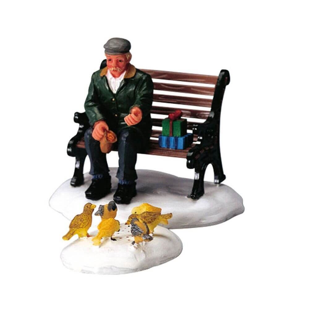 Lemax Feeding Pigeons, Set Of 2 (42905)