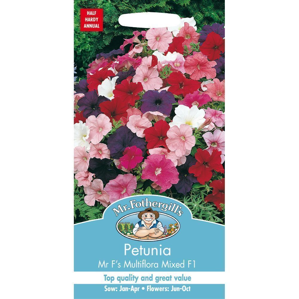 Mr Fothergills Petunia Multiflora Mixed F1