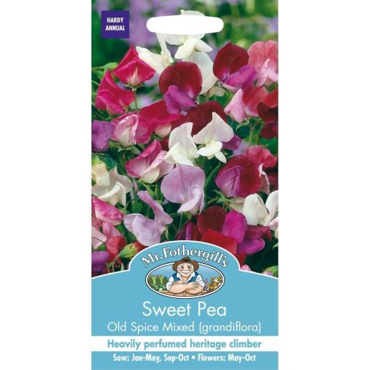 Mr Fothergills Sweet Pea Old Spice Mixed Grandiflora