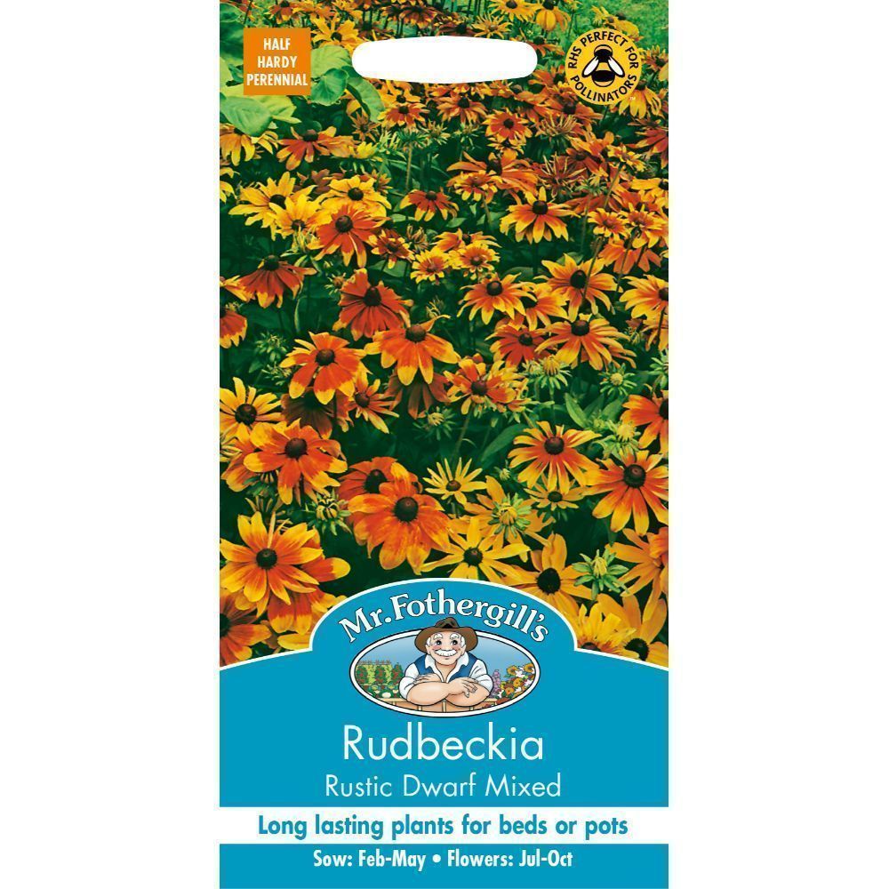 Mr Fothergills Rudbeckia Rustic Dwarf Mixed