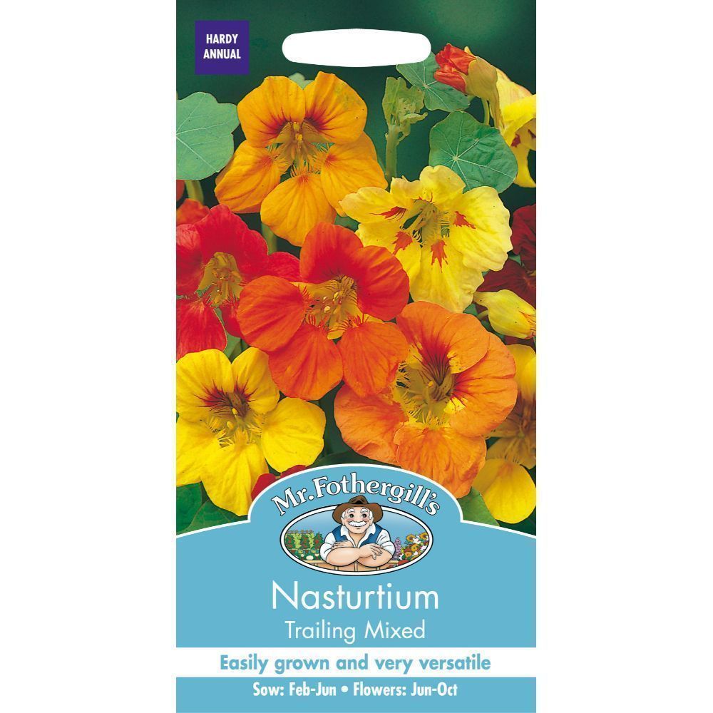 Mr Fothergills Nasturtium Trailing Mixed