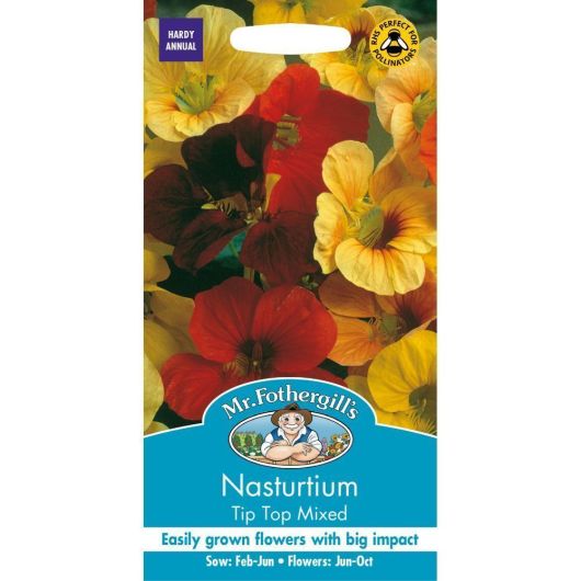 Mr Fothergills Nasturtium Tip Top Mixed