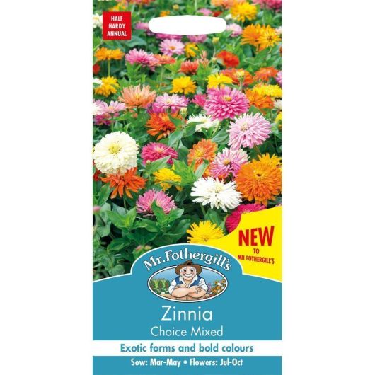 Mr Fothergill's Zinnia Choice Mixed