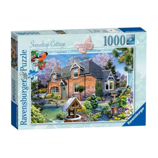 Snowdrop Cottage Jigsaw Puzzle - 1000 Pieces