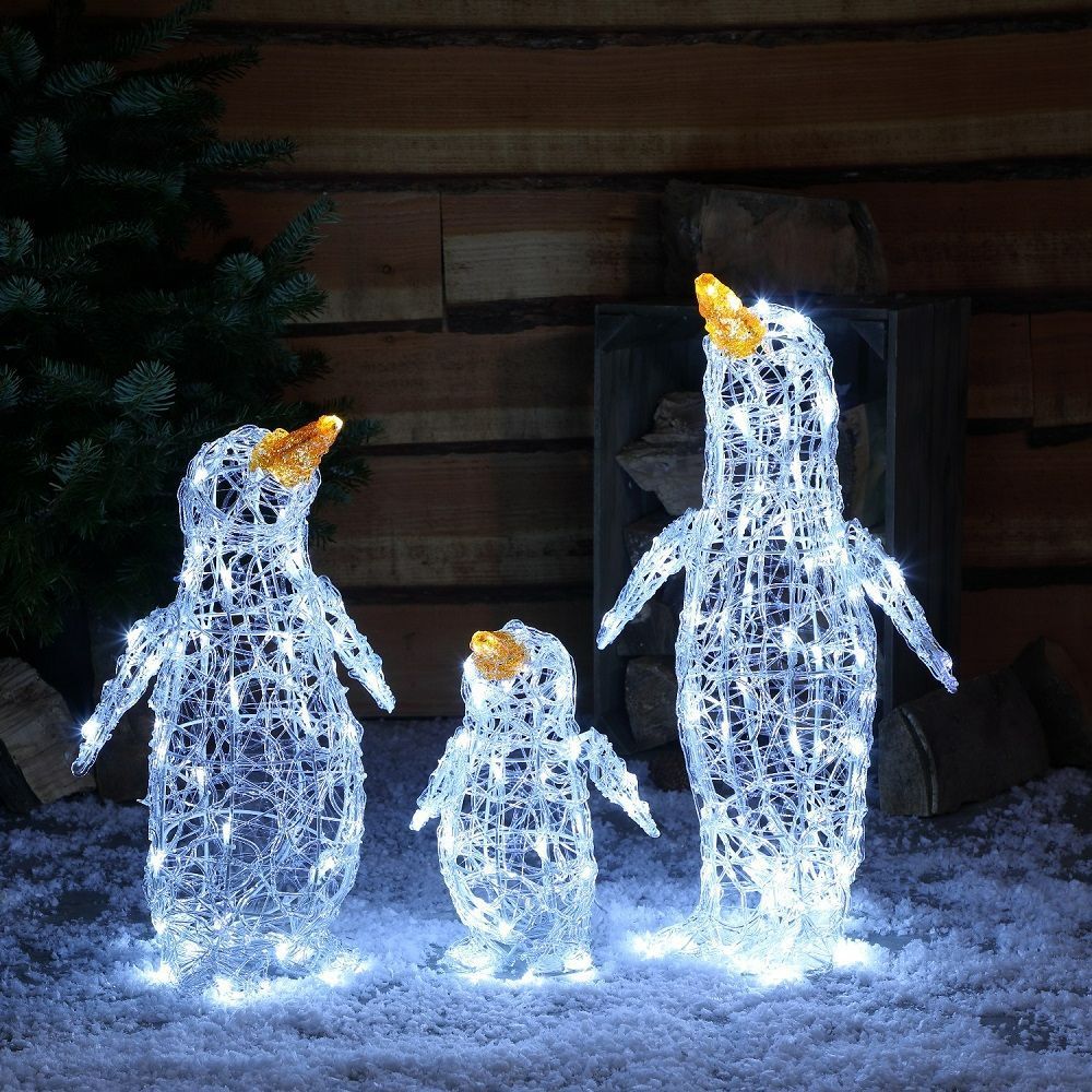 Noma Set of 3 Acrylic Penguins