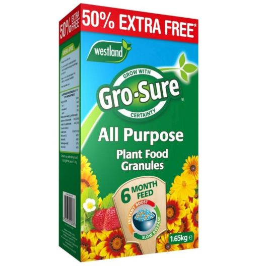 Westland Gro-Sure All-Purpose Slow Release Plant Food 1.65Kg