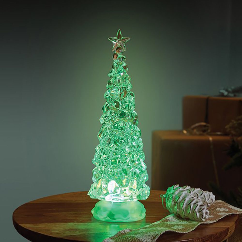 Acrylic Colour Changing SnowSwirl Ice Tree 30cm