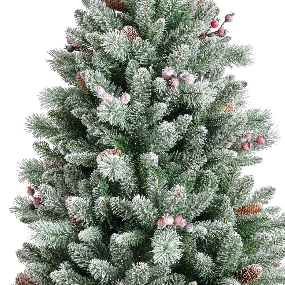 Fern Christmas Snowy Windsor Spruce Tree 5ft (1.5m)