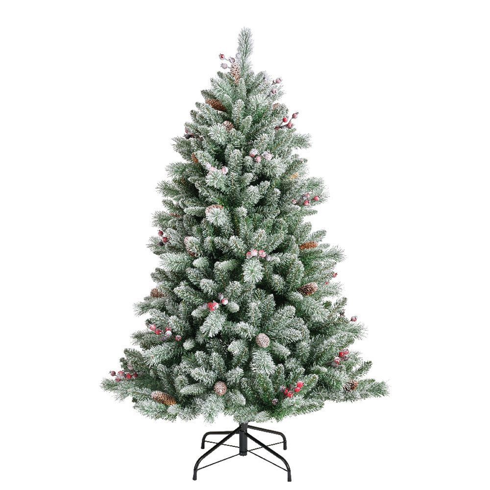 Fern Christmas Snowy Windsor Spruce Tree 5ft (1.5m)