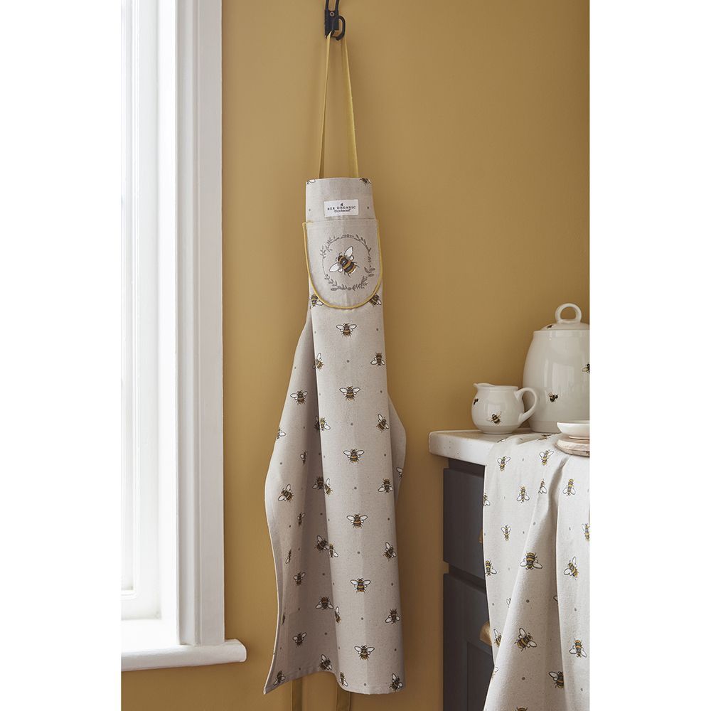 Cooksmart Bumble Bees Organic Cotton Apron