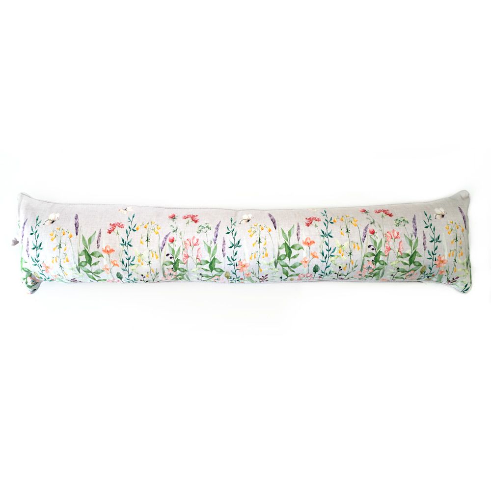 Spring Blooms Draught Excluder - Natural