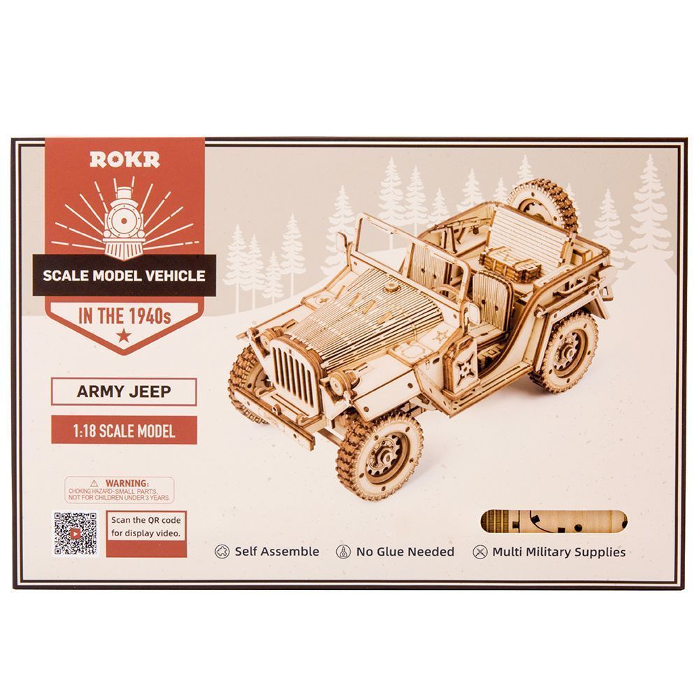 Robotime DIY Model Army Field Truck