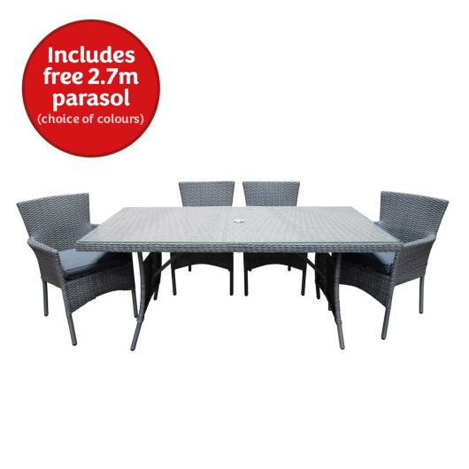 Fern Living Stamford 6 Seat Rectangular Dining