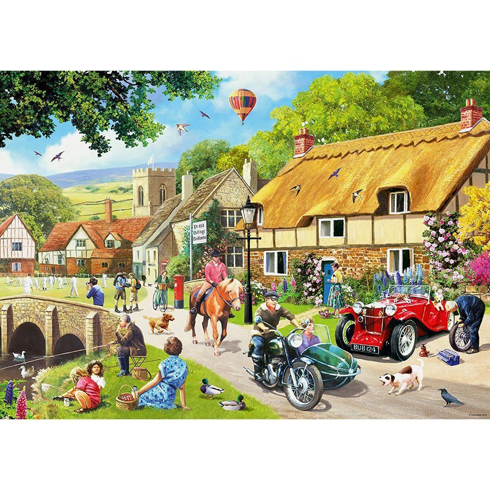 Leisure Days Summer Village Jigsaw Puzzle - 1000 Pieces