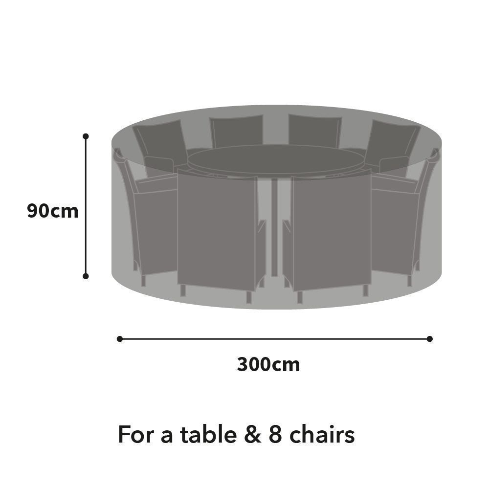 Bosmere Ultimate Protector Circular Patio Set Cover - 8 Seater