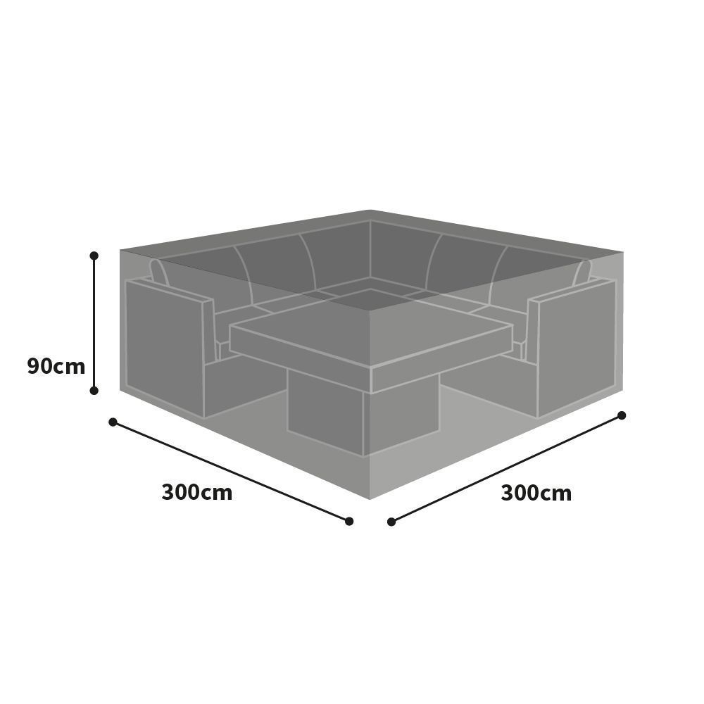 Bosmere Ultimate Protector Corner Sofa & Dining Set Cover  3m X 3m x 0.9m