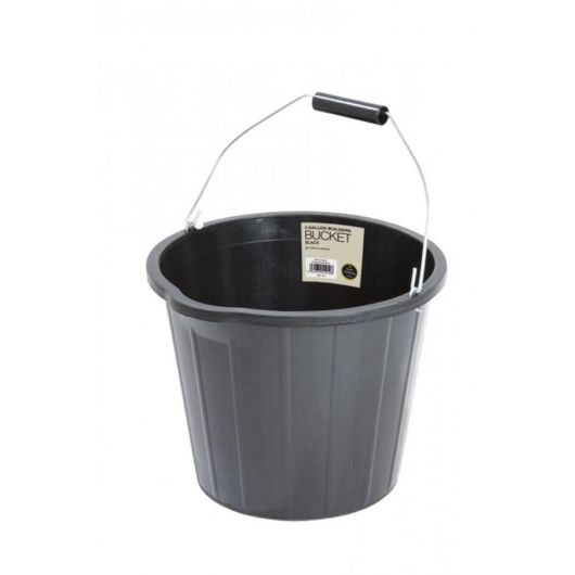 Garland 3 Gallon Builders Bucket Black