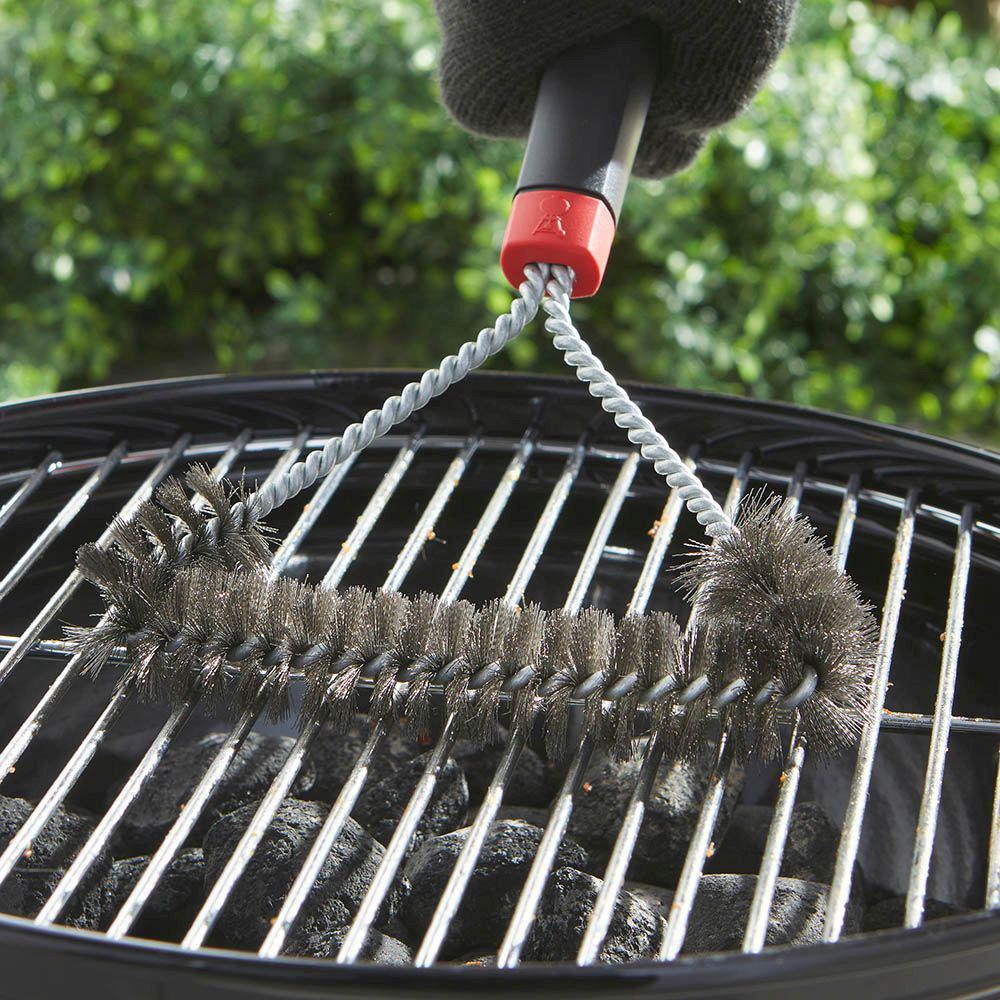 3 Sided stainless steel brush